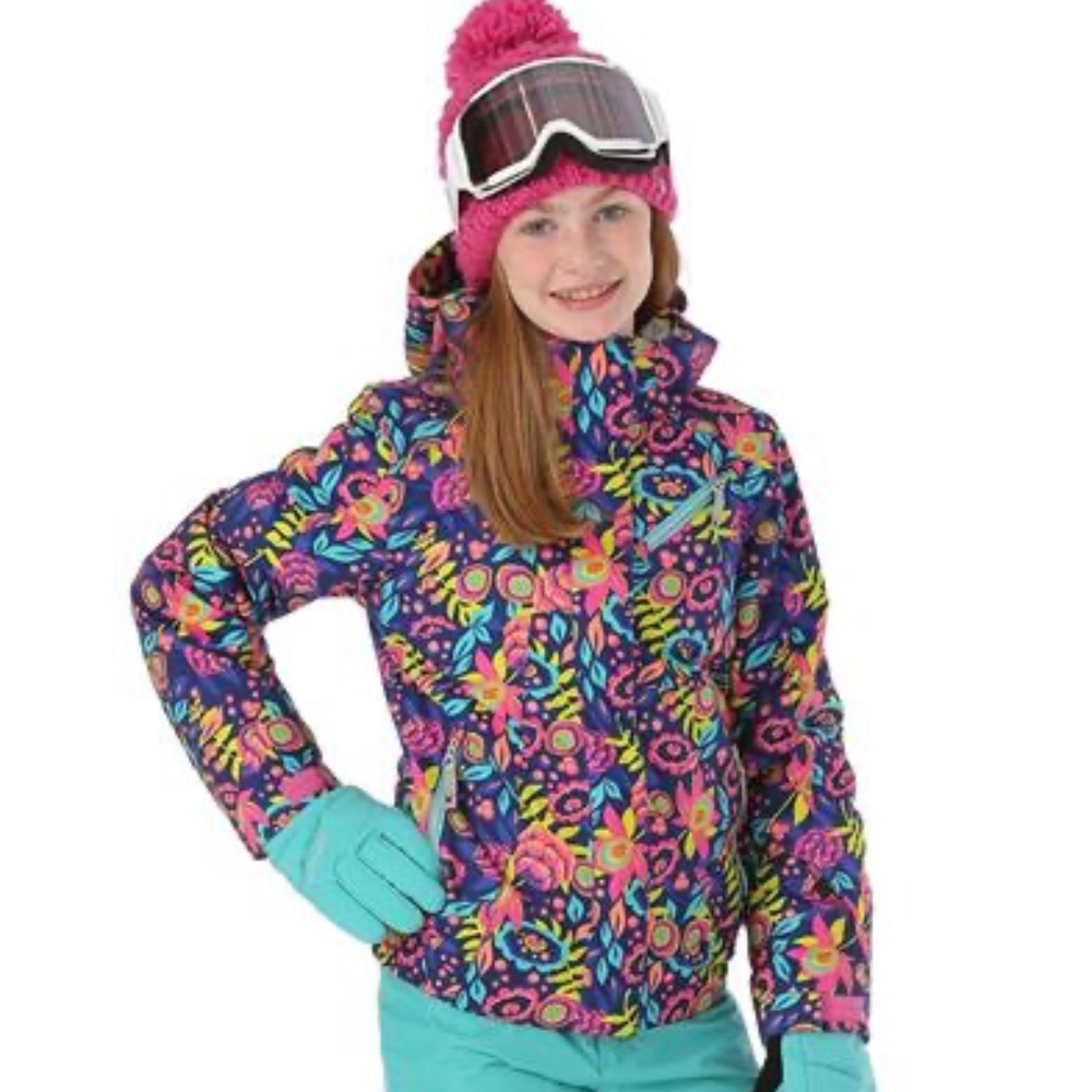 Spyder Lola Girl's ski jacket, size 12 with hood